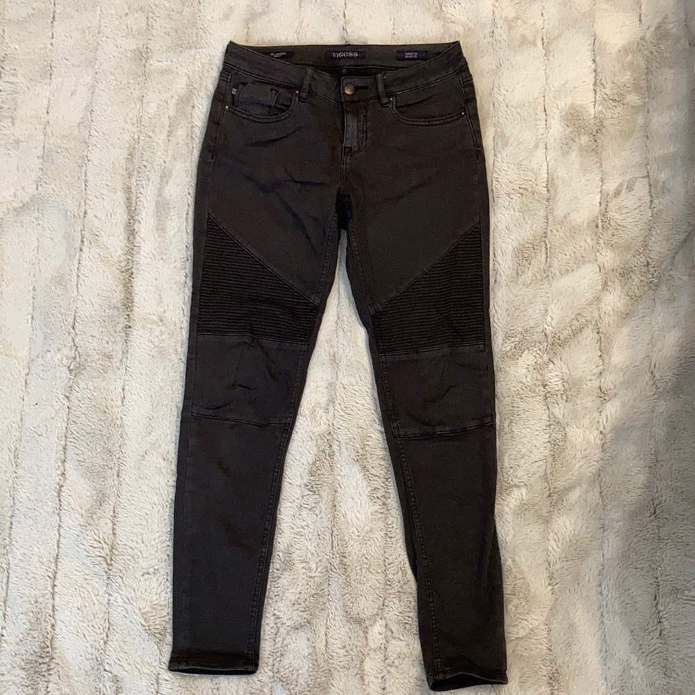 Vigoss jagger skinny moto jeans, sz 26, EUC
